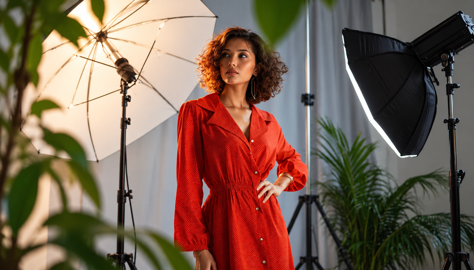 Model portfolio shoots